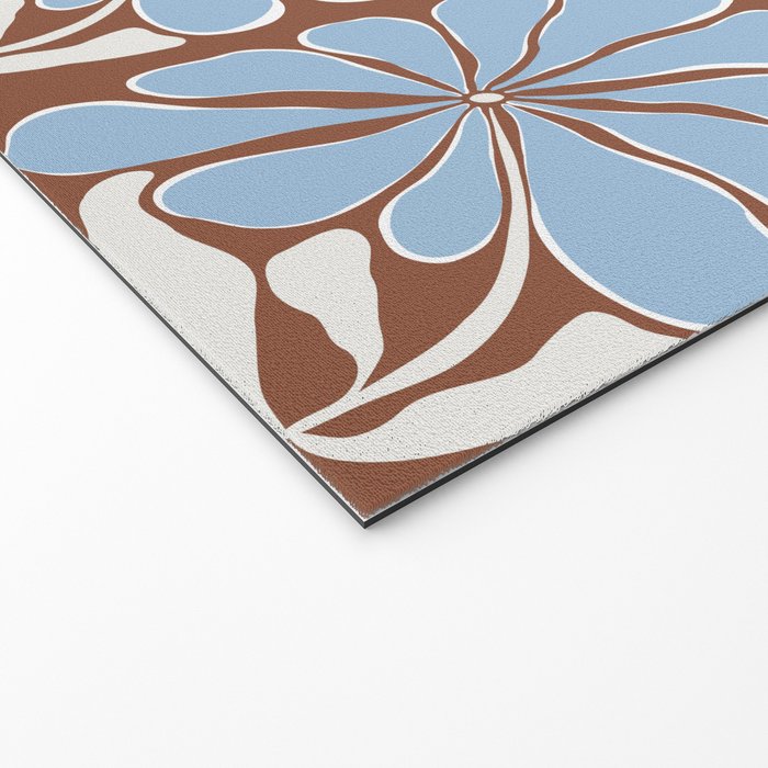 Blooming in Blue Welcome Mat Gallery Image 2