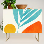 Modern Pop Abstract Landscape Credenza Gallery Image 1