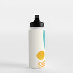 Modern Pop Abstract Landscape Water Bottle Gallery Image 3