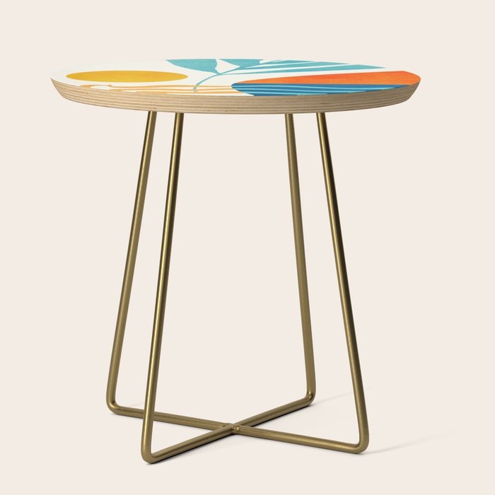 Modern Pop Abstract Landscape Side Table Gallery Image 1