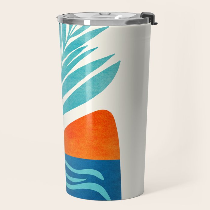 Modern Pop Abstract Landscape Travel Mug Gallery Image 2
