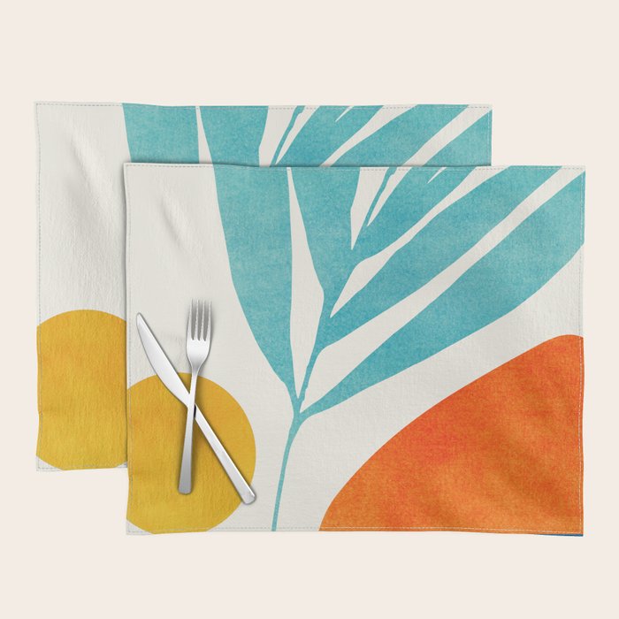 Modern Pop Abstract Landscape Placemat Gallery Image 1
