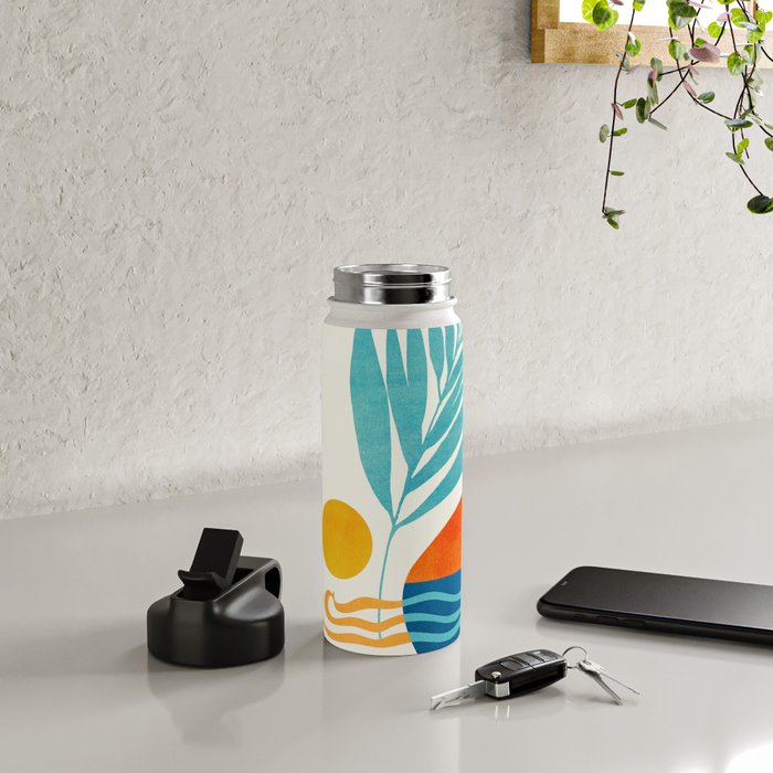 Modern Pop Abstract Landscape Water Bottle Gallery Image 4