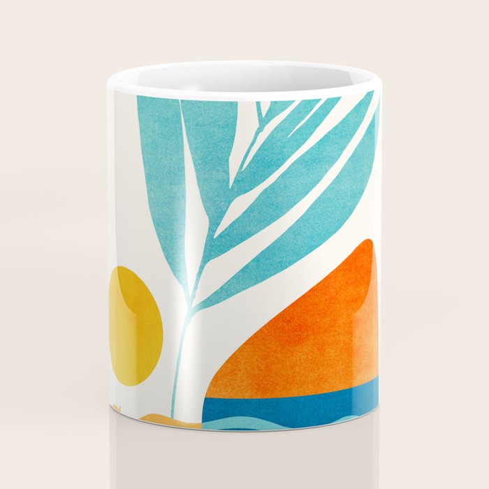 Modern Pop Abstract Landscape Coffee Mug Gallery Image 4