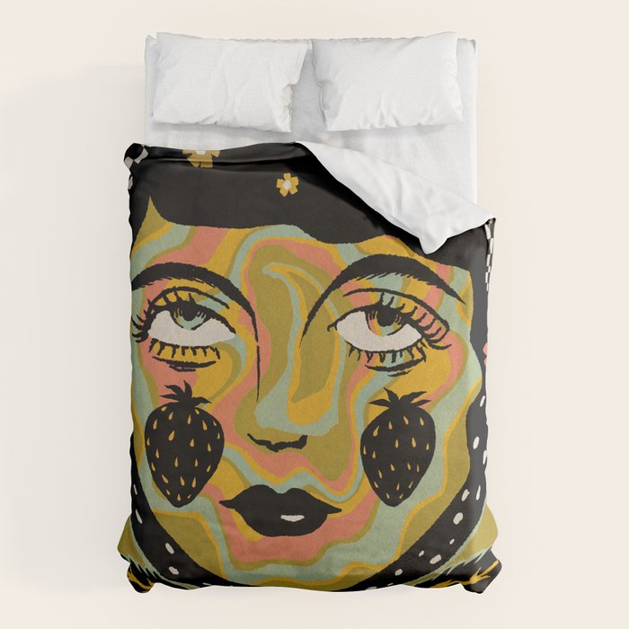 Strawberry Maiden Duvet Cover Gallery Image 6