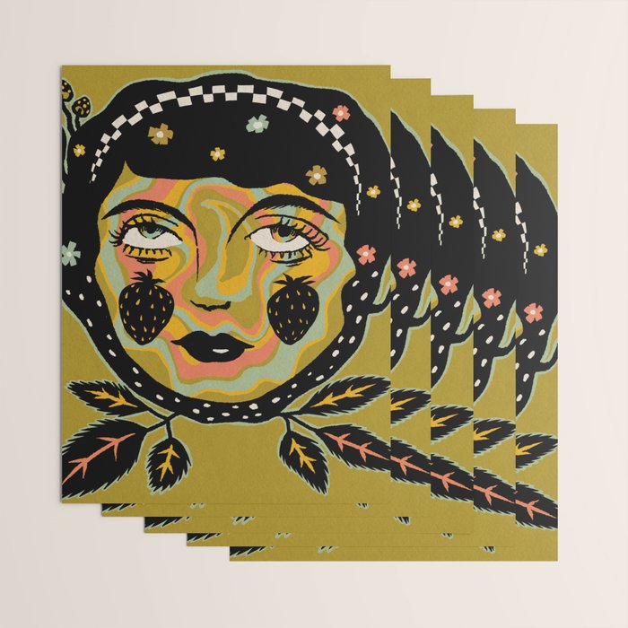 Strawberry Maiden Wrapping Paper Gallery Image 3