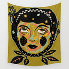 Strawberry Maiden Wall Tapestry Gallery Image 4