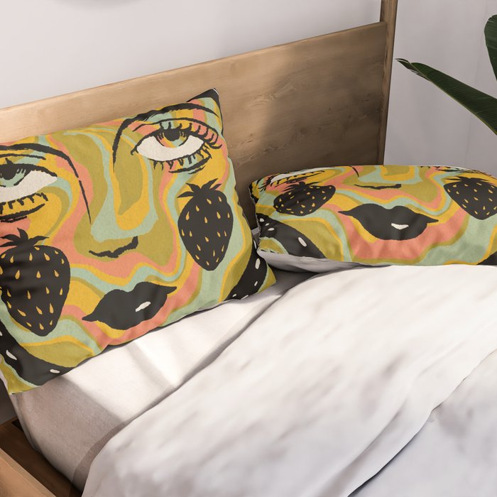 Strawberry Maiden Pillow Sham Gallery Image 2