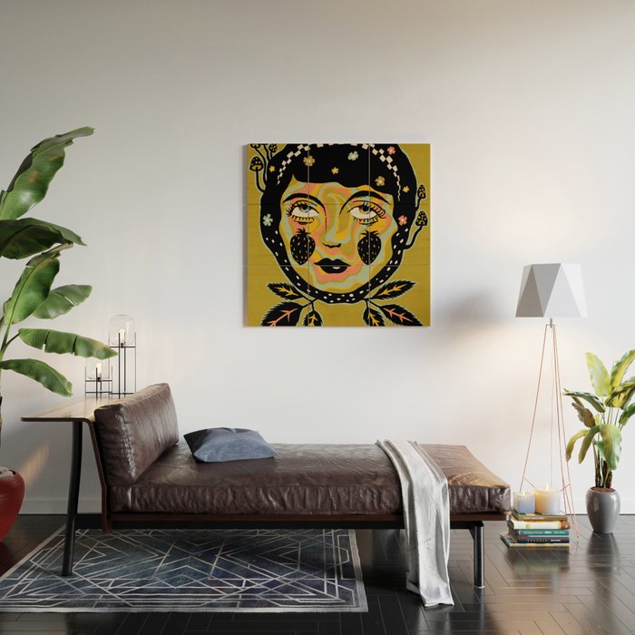 Strawberry Maiden Wood Wall Art Gallery Image 2