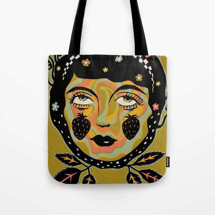 Strawberry Maiden Tote Bag Gallery Image 1