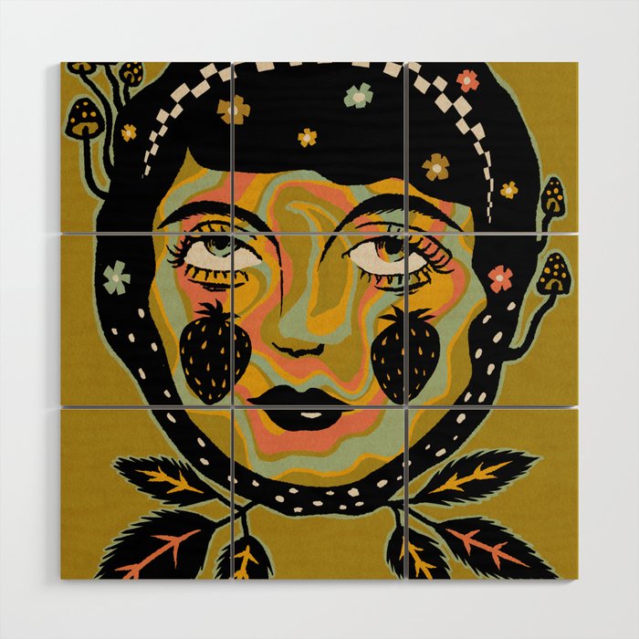 Strawberry Maiden Wood Wall Art Gallery Image 1
