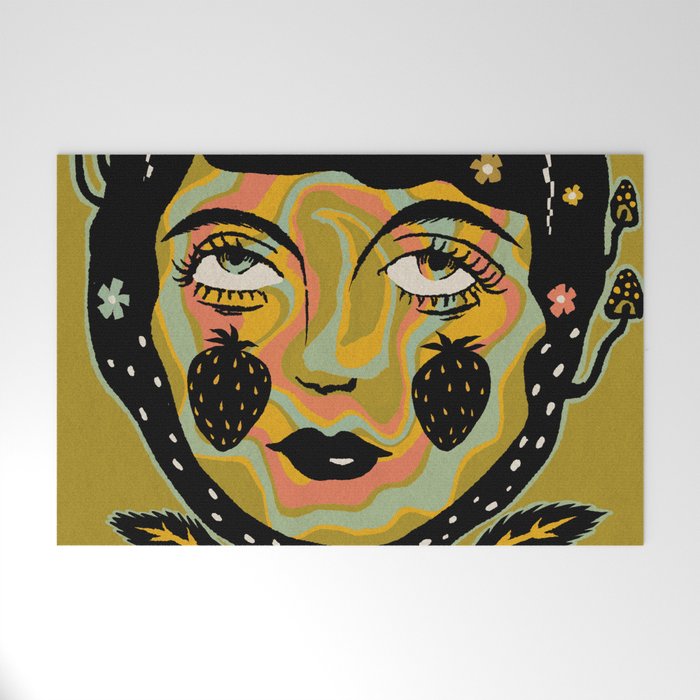 Strawberry Maiden Welcome Mat Gallery Image 1