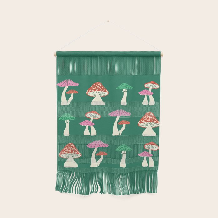 Festive Mushrooms Wall Hanging Gallery Image 1