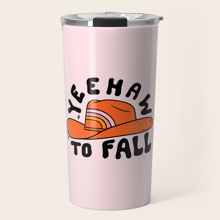 Yeehaw to Fall Travel Mug