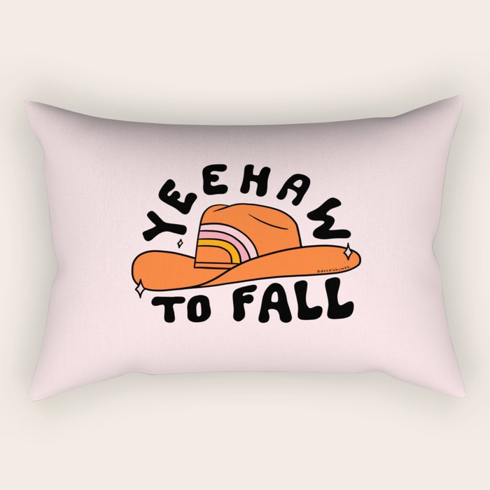 Yeehaw to Fall Rectangular Pillow Gallery Image 1