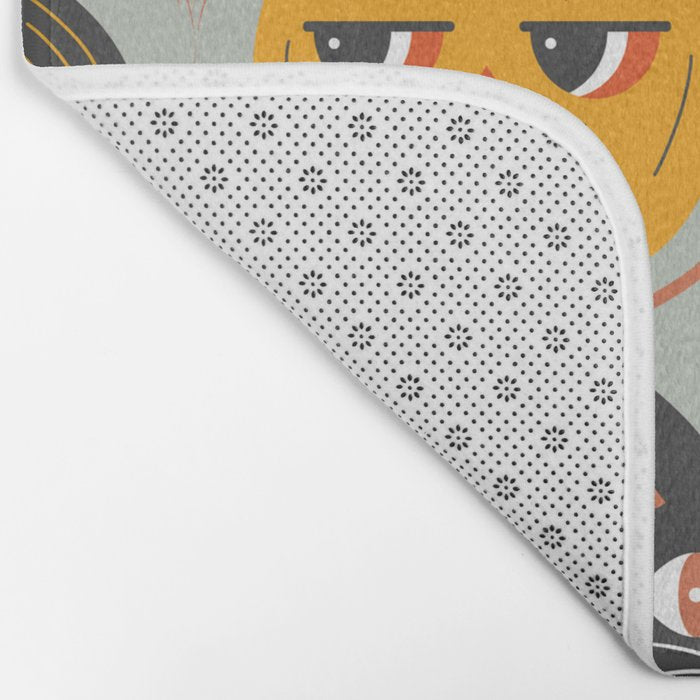 Spooky Sweet Faces Bath Mat Gallery Image 2