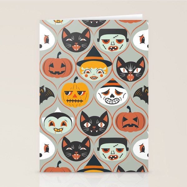 Spooky Sweet Faces Stationery Card Gallery Image 2