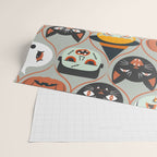 Spooky Sweet Faces Wrapping Paper Gallery Image 2