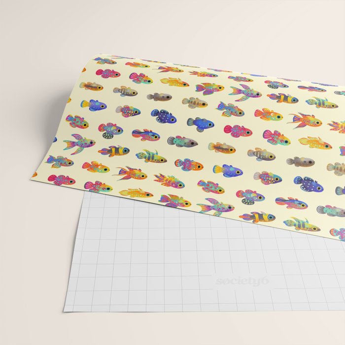 Killifish! - yellow Wrapping Paper Gallery Image 2