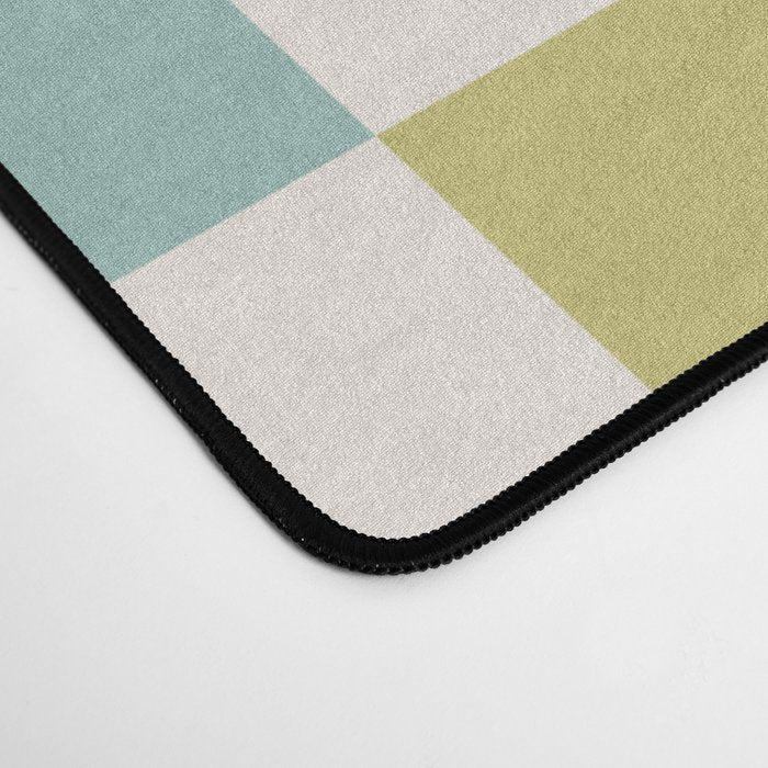 Checkered Retro Colorful Check Pattern Desk Mat Gallery Image 4