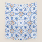 Boho Tiles Mandala Wall Tapestry Gallery Image 4