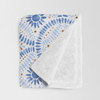 Boho Tiles Mandala Throw Blanket Gallery Image 3