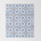 Boho Tiles Mandala Throw Blanket Gallery Image 2