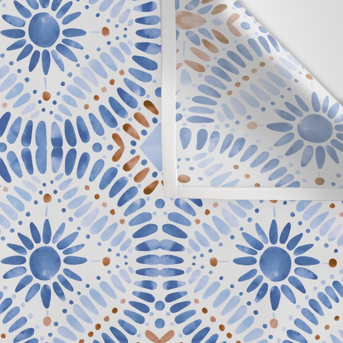 Boho Tiles Mandala Wall Tapestry Gallery Image 3