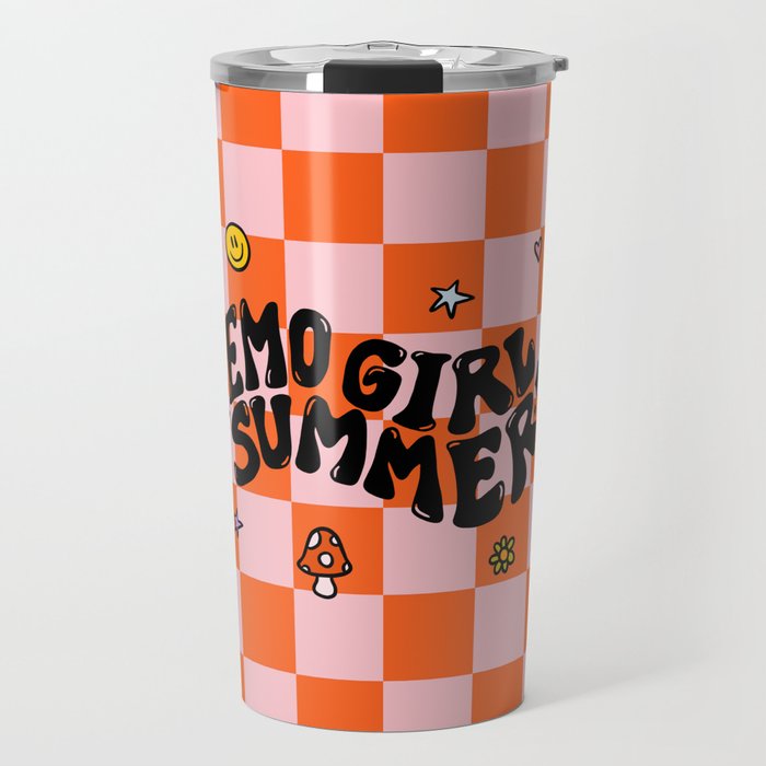 Emo Girl Summer Travel Mug Gallery Image 1
