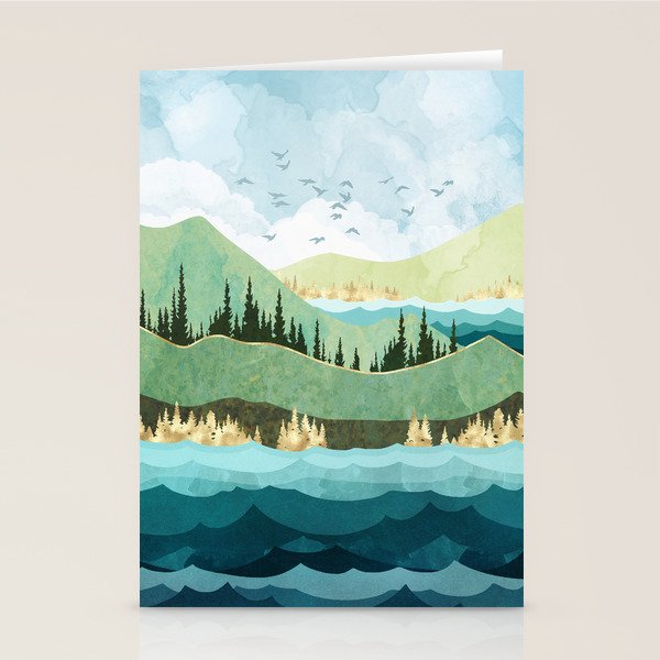 Autumn Shore Stationery Card Gallery Image 2