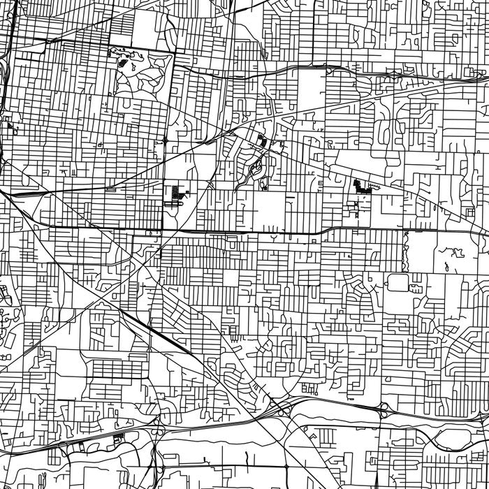 Memphis White Map Coffee Mug Gallery Image 2