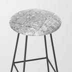 Memphis White Map Stool Gallery Image 2