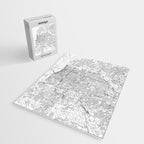 Memphis White Map Jigsaw Puzzle Gallery Image 2