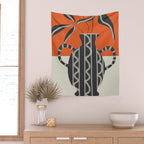 Minimalist Flora 5 Wall Tapestry Gallery Image 2