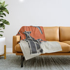 Minimalist Flora 5 Throw Blanket Gallery Image 1