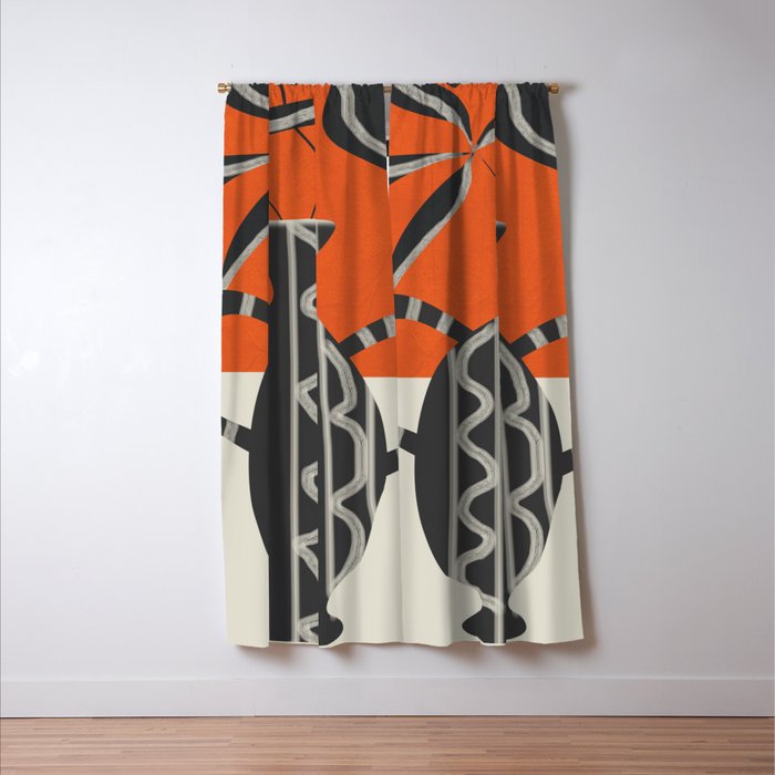 Minimalist Flora 5 Window Curtain Gallery Image 3