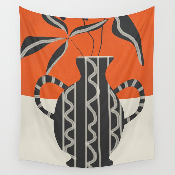 Minimalist Flora 5 Wall Tapestry Gallery Image 1