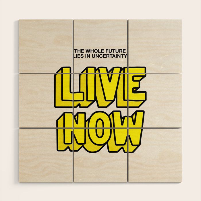 The Future: Live Now Wood Wall Art Gallery Image 1