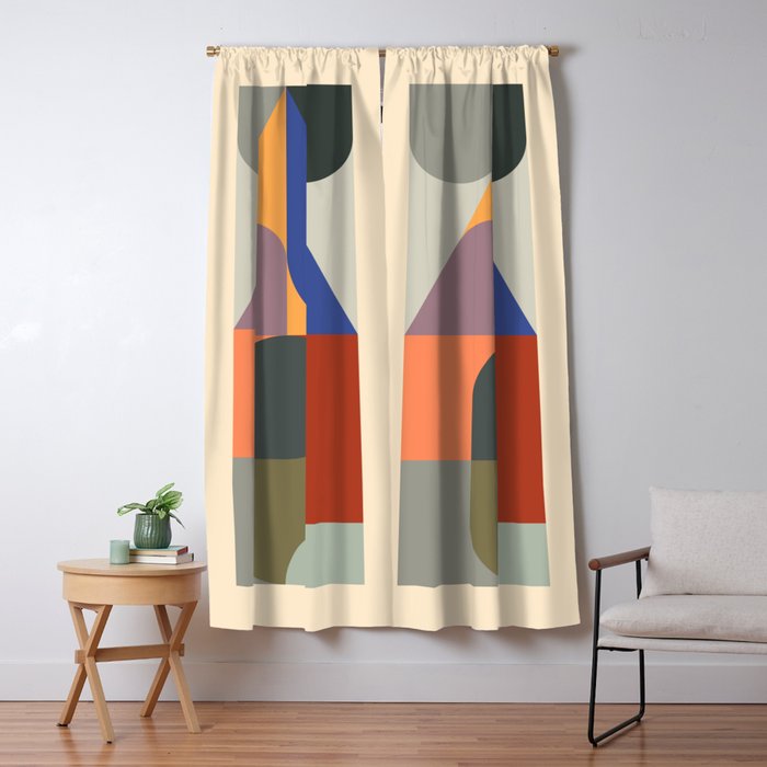 Modern Abstraction 14 Window Curtain Gallery Image 5