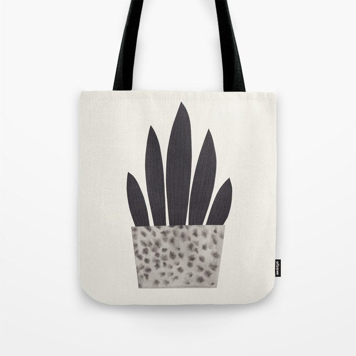 Plant in a pot #1 Tote Bag Gallery Image 1