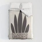 Plant in a pot #1 Duvet Cover Gallery Image 6