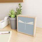 Dragonfly Pattern IX Soft Blue Mini Art Print Gallery Image 2