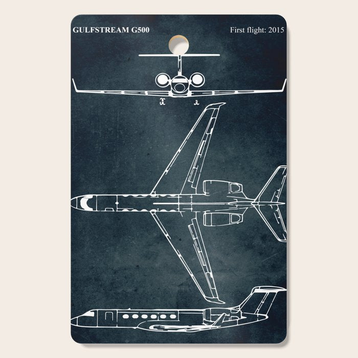 GULFSTREAM G500 - First flight 2015 Cutting Board Gallery Image 1