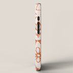 Spring Toile Print in Orange iPhone Case Gallery Image 2