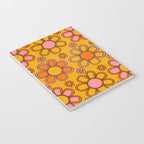 Retro Flower Print Notebook Gallery Image 3