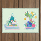 Ocean terrarium - Sea turtle Outdoor Rug Gallery Image 1