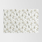 Little Sheep in Meadow - Toile pattern for Children  Rug Gallery Image 2