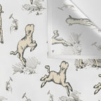 Little Sheep in Meadow - Toile pattern for Children  Wall Tapestry Gallery Image 3