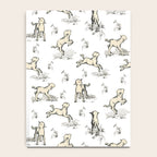 Little Sheep in Meadow - Toile pattern for Children  Notebook Gallery Image 4
