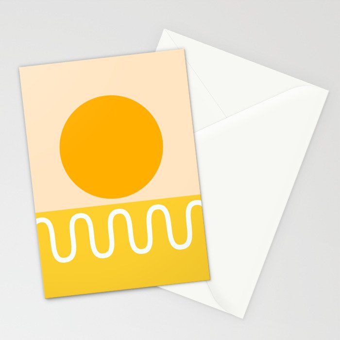 Abstract Landscape 22B Stationery Card Gallery Image 2
